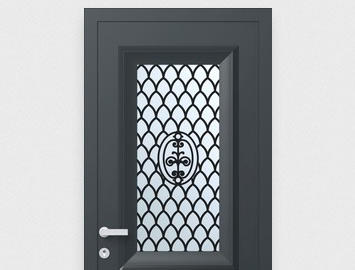 Porte d'entrée Hublot : porte PVC avec hublot - Art et Fenêtres